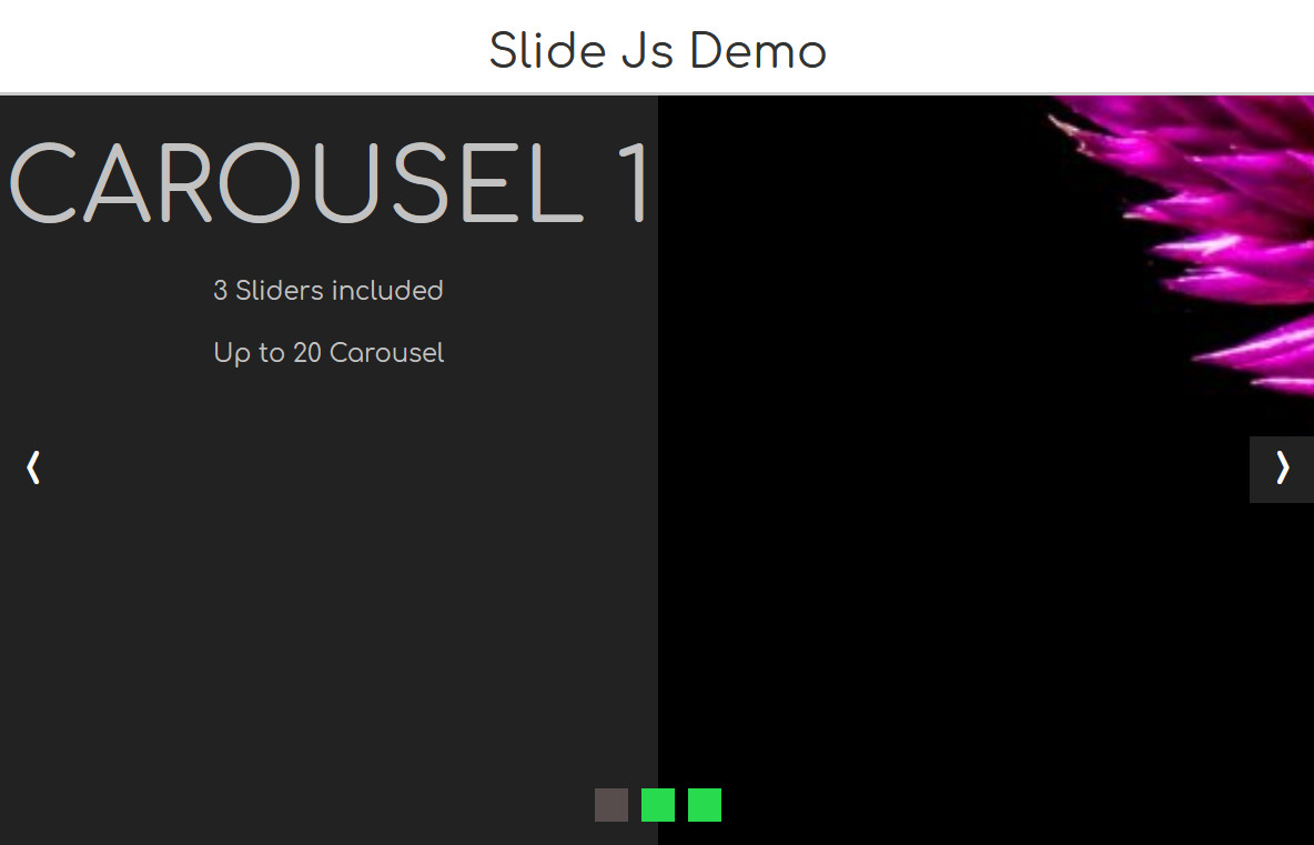 slide js demo
